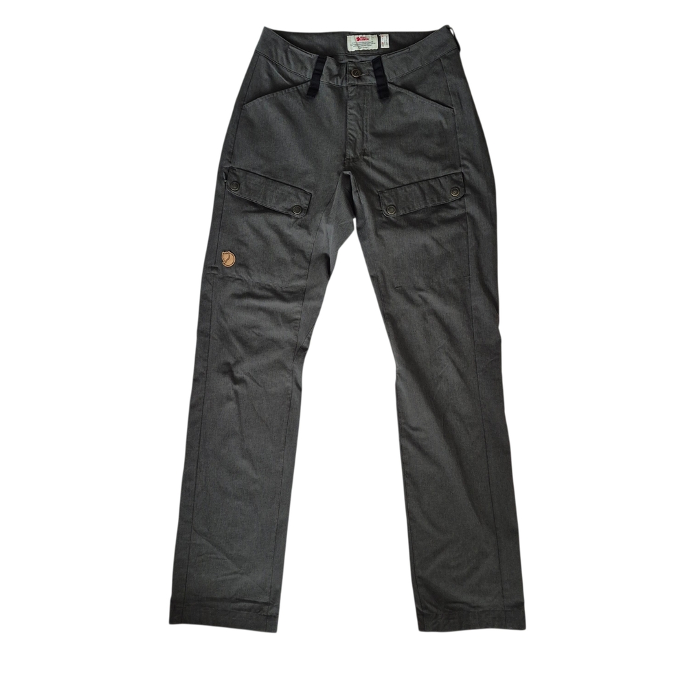 Fjallraven Keb Lite Hiking Climbing Pants Dark Gray Women's Size 26